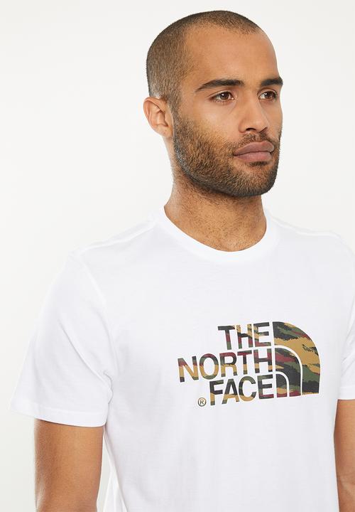 The North Face - Easy short sleeve tee - white & khaki