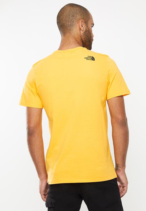 The North Face - Fine short sleeve tee - yellow