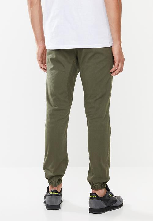 Cotton On - Drake cuffed pants - khaki