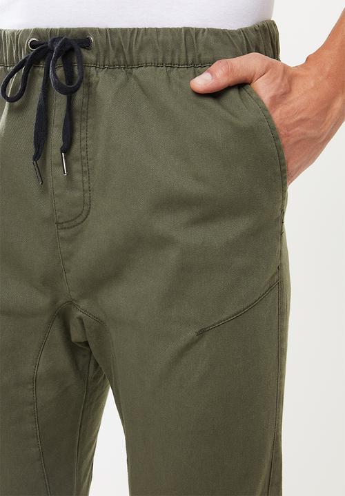 Cotton On - Drake cuffed pants - khaki