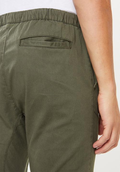 Cotton On - Drake cuffed pants - khaki