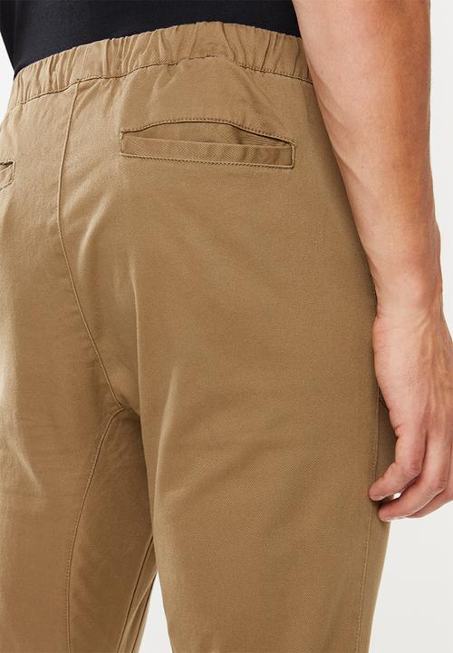 Cotton On - Drake cuffed pants - tan