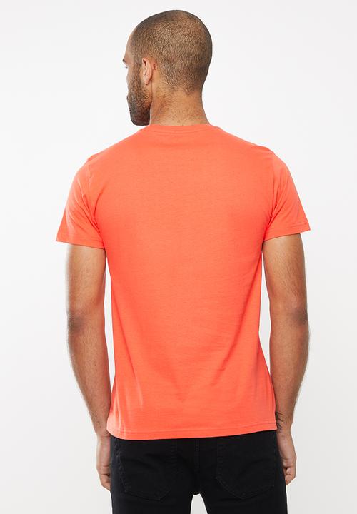 POLO - Noah big pony short sleeve crew neck - orange
