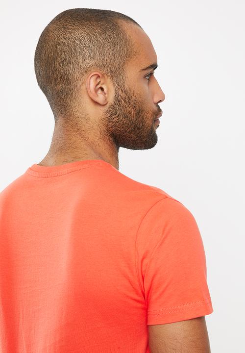 POLO - Noah big pony short sleeve crew neck - orange