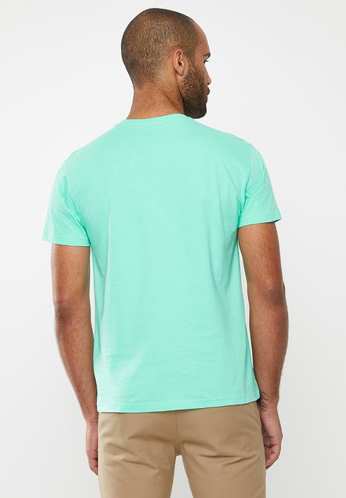POLO - Noah big pony short sleeve crew neck - green