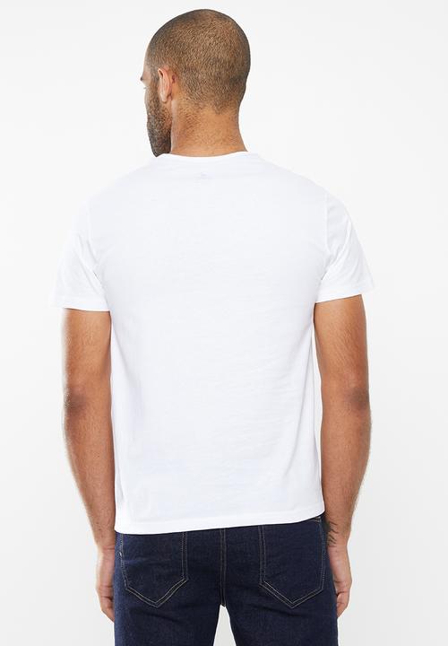 POLO - Noah big pony ss crew neck  - white