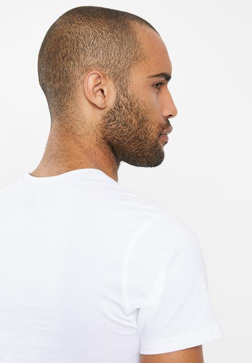 POLO - Noah big pony ss crew neck  - white
