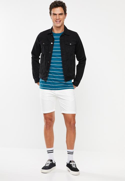 Cotton On - Washed chino shorts - white