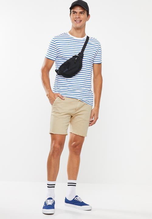 Cotton On - Raw hem chino short - neutral