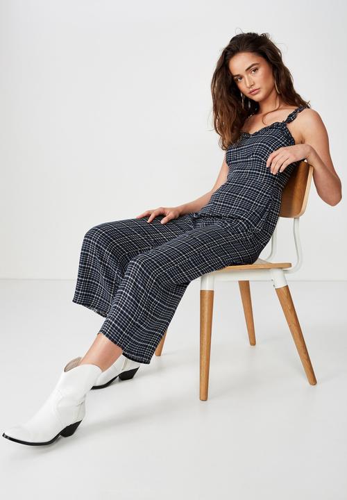 Cotton On - Woven tash strappy jumpsuit  - multi 