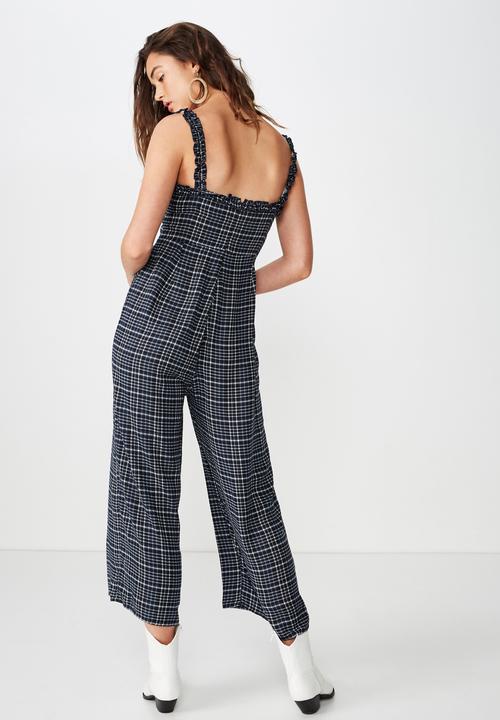 Cotton On - Woven tash strappy jumpsuit  - multi 