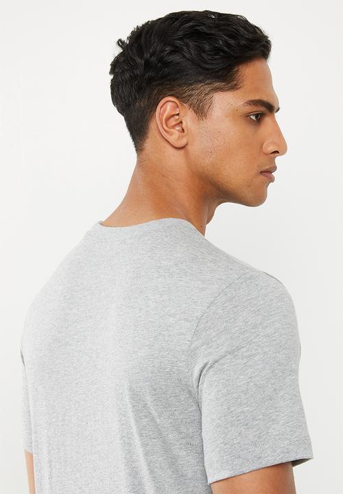 Nike - Swoosh short sleeve tee - grey & white