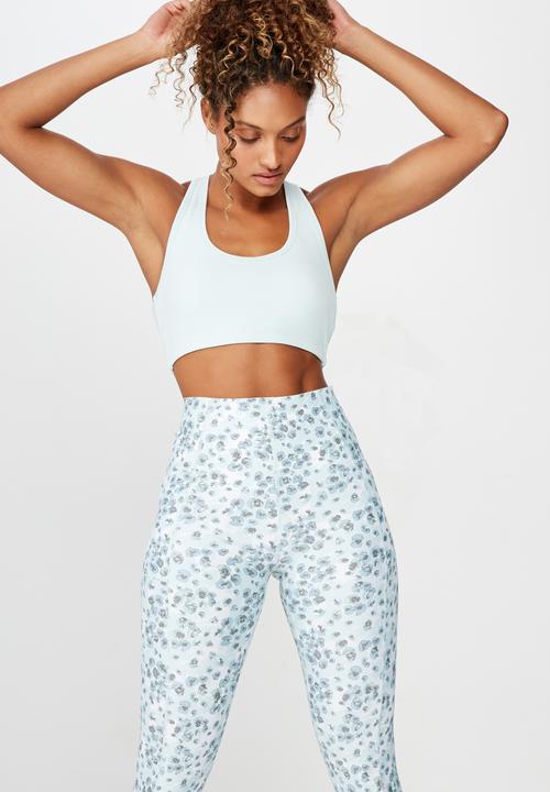 Cotton On - Workout cardio crop - green