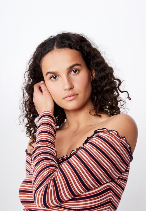 Cotton On - Riley off the shoulder long sleeve bodysuit  - multi 