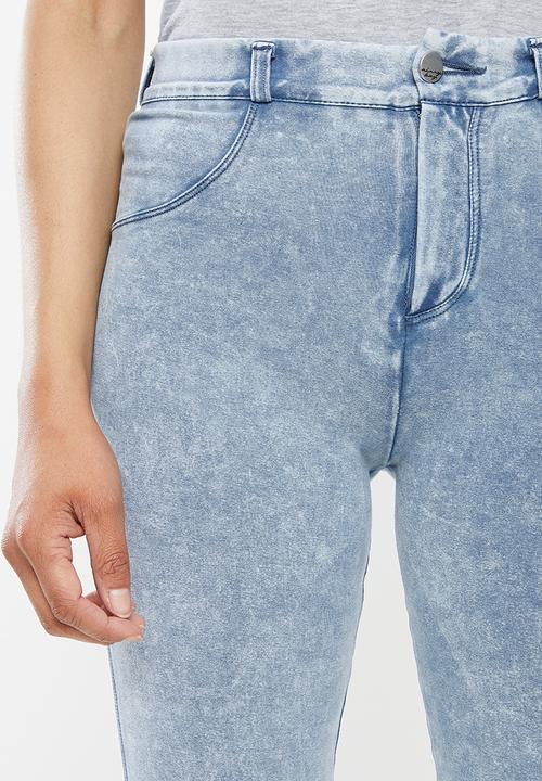 SISSY BOY - Joey axel knit jegging - blue