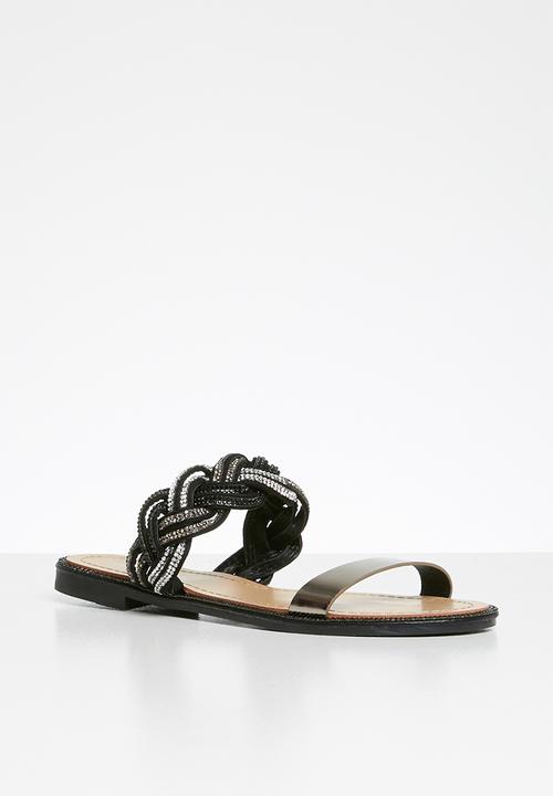 Miss Black - Murano sandal - black