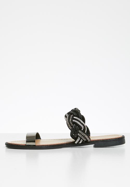 Miss Black - Murano sandal - black