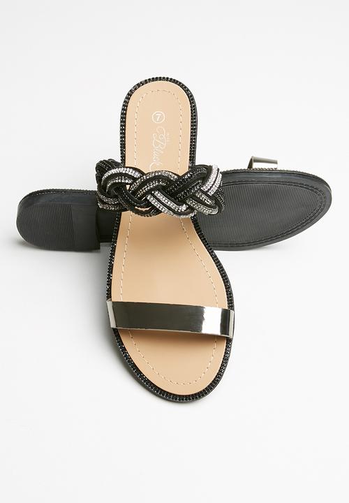 Miss Black - Murano sandal - black