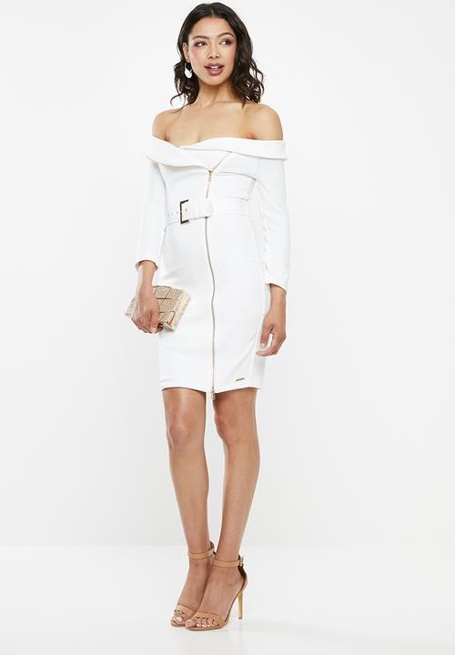 SISSY BOY - Boity: bardot dress - white