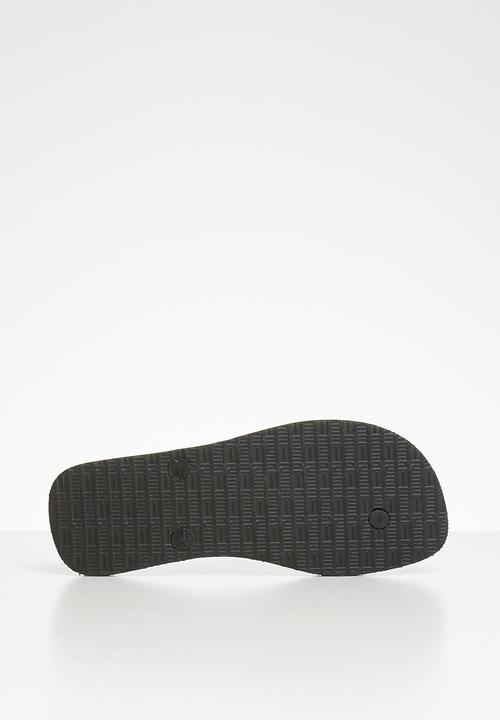 PUMA - First flip activate junior castlerock flip flops - black & green