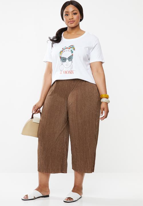 Superbalist - Placement print tee - white
