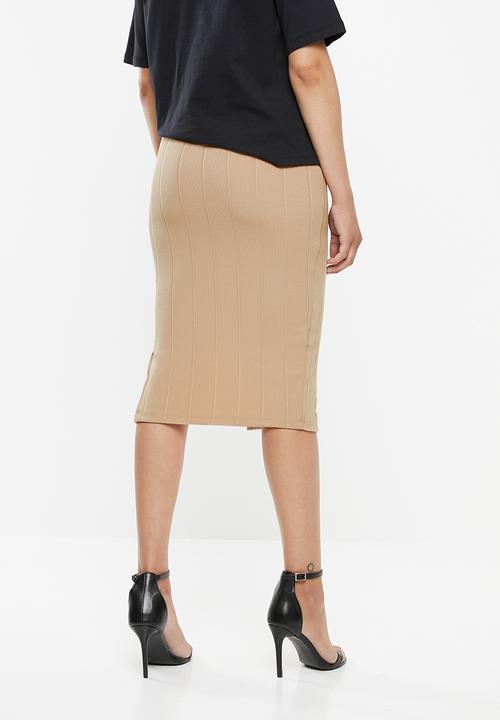 SISSY BOY - Boity twin set midi skirt - beige