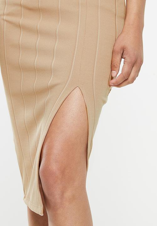 SISSY BOY - Boity twin set midi skirt - beige