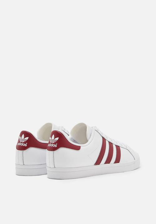adidas Originals - Coast Star - ftwr white / collegiate burgundy