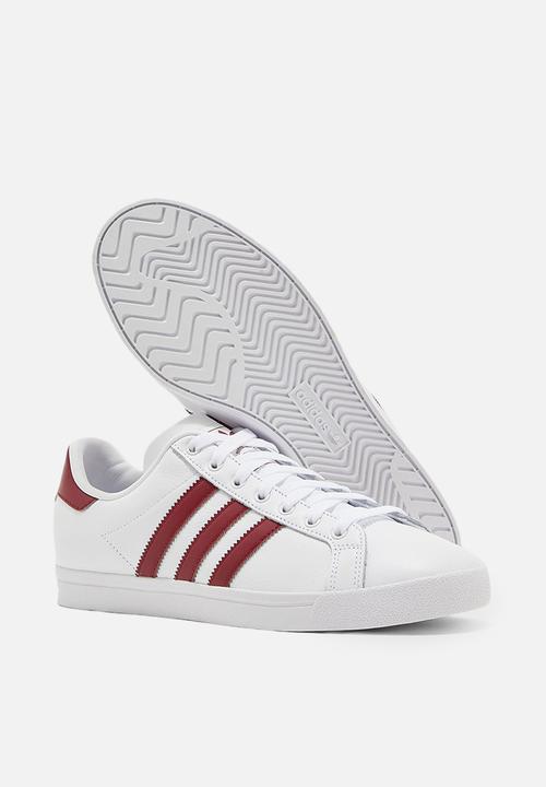 adidas Originals - Coast Star - ftwr white / collegiate burgundy