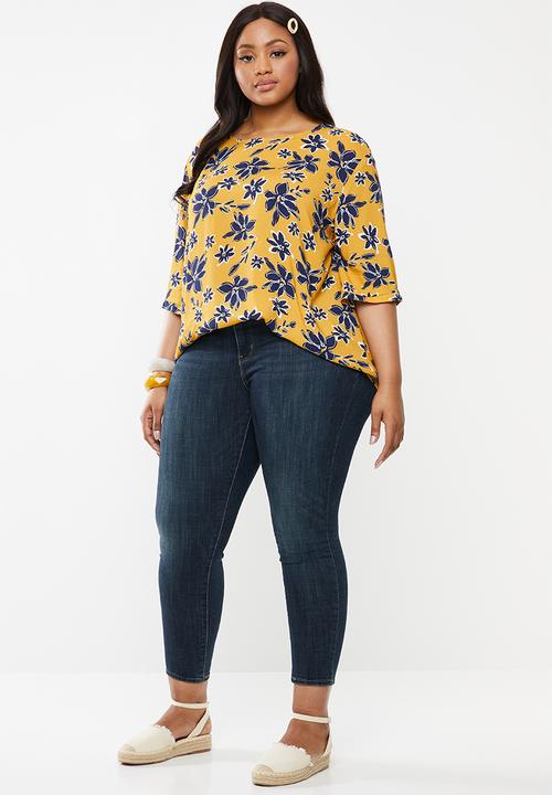 Superbalist - Puff sleeve blouse - multi