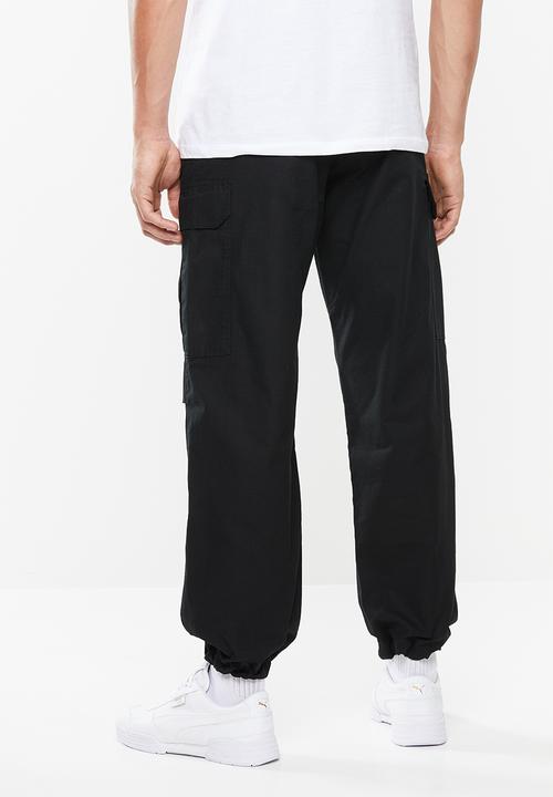 Superbalist - Loose fit cargo pants - black