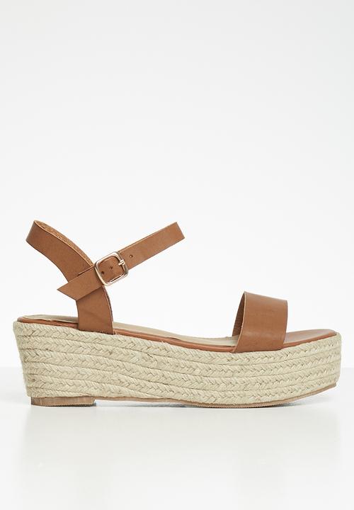 Superbalist - Julie espadrille flatform - tan