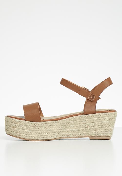 Superbalist - Julie espadrille flatform - tan