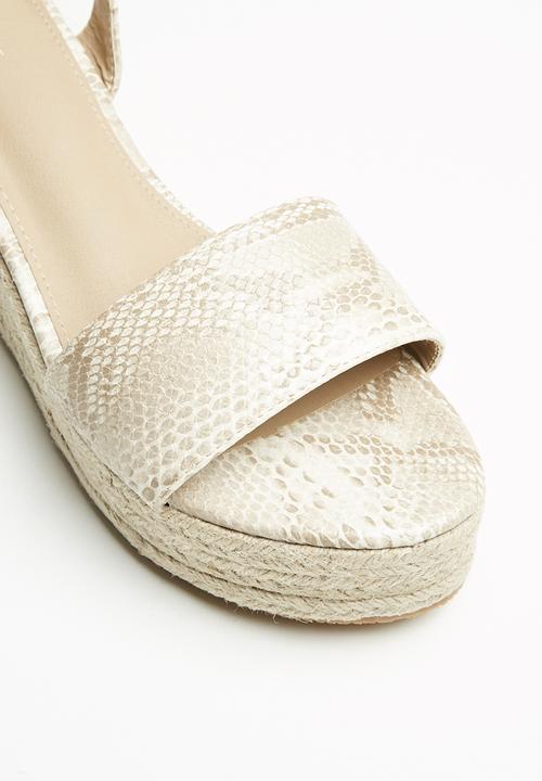 Superbalist - Yuna espadrille flatform - beige