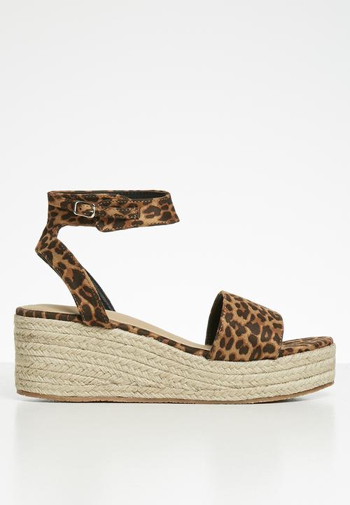 Superbalist - Yuna espadrille flatform - tan & brown 