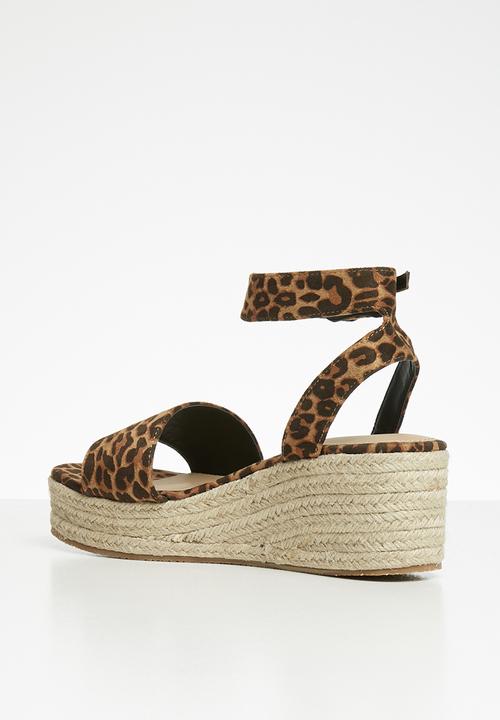 Superbalist - Yuna espadrille flatform - tan & brown 