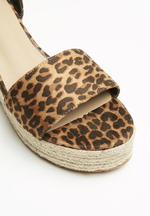 Superbalist - Yuna espadrille flatform - tan & brown 