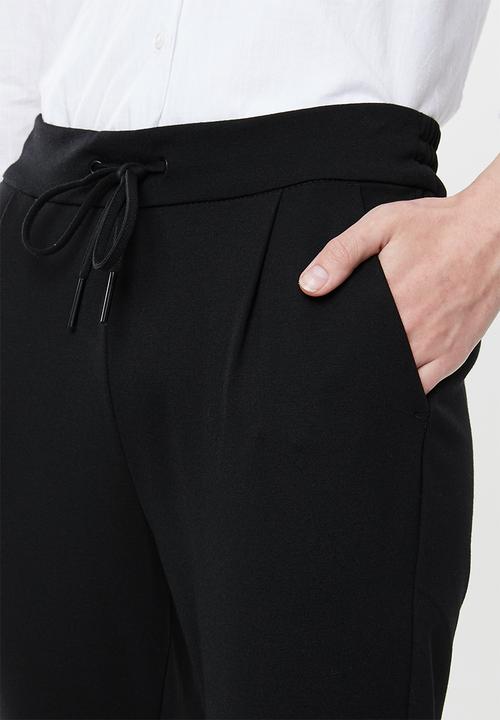 Vero Moda - Eva loose string pants - black