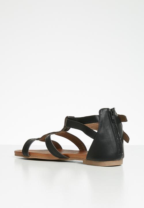 edit - Dina gladiator sandal - black