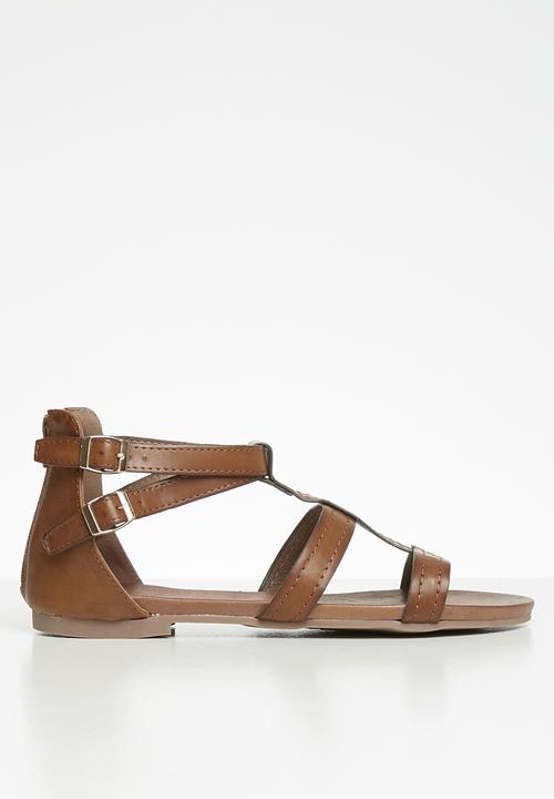 edit - Dina gladiator sandal - tan