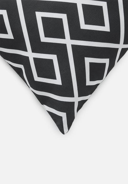 Sixth Floor - Gem cushion cover - black