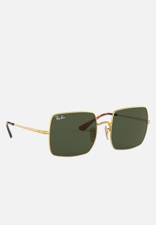 Ray-Ban - Square green 54 - gold