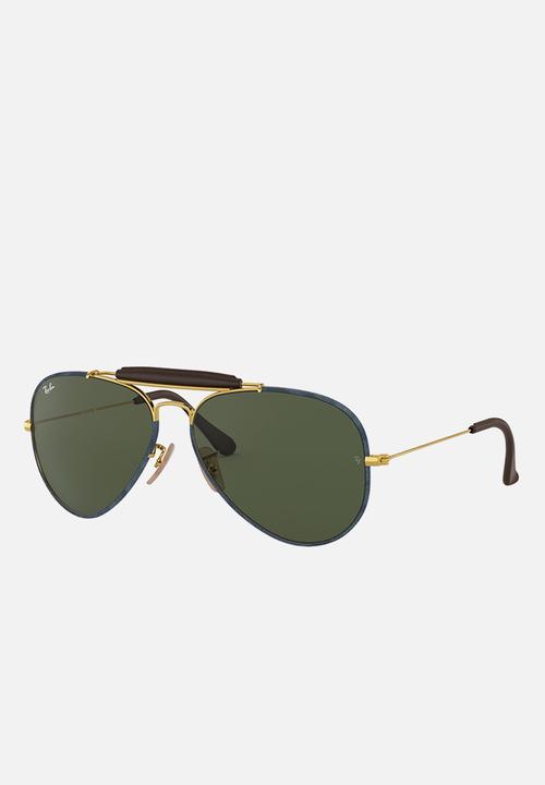 Ray-Ban - Aviator craft sunglasses 58mm - gold