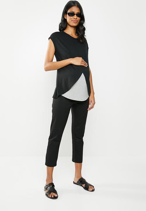 Cherry Melon - Basic overlay feeding top - black & grey 
