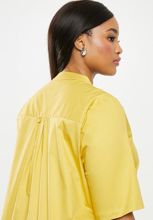 AMANDA LAIRD CHERRY - Plus size alana tunic - yellow