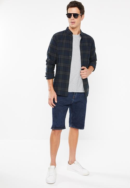 Lee  - Lee 5 pocket regular fit shorts - blue