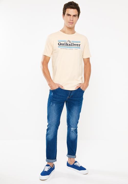 Quiksilver - Get buzzy short sleeve tee - neutral