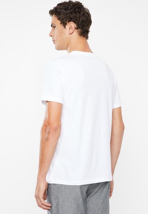 RVCA - Unregistered short sleeve tee - white