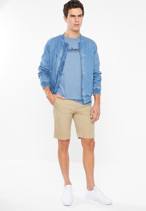 Quiksilver - Modern legends short sleeve tee - blue
