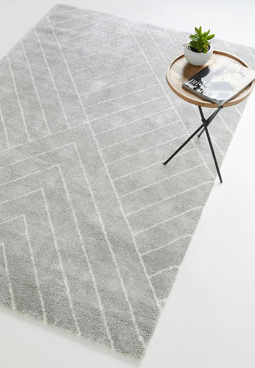 Sixth Floor - Chill rug - light grey linear